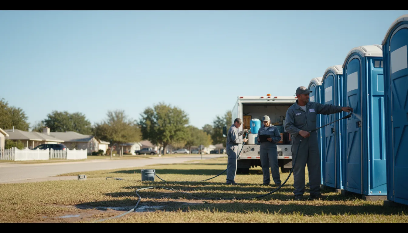 Long-Term Portable Toilet Rental in Bedias, TX near me